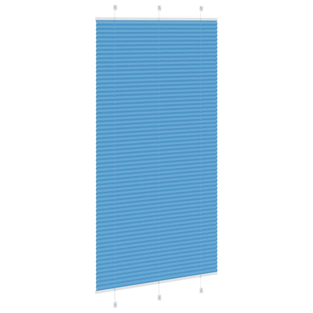 pliszírozott redőny kék 110x200 cm szövetszélesség 109,4 cm