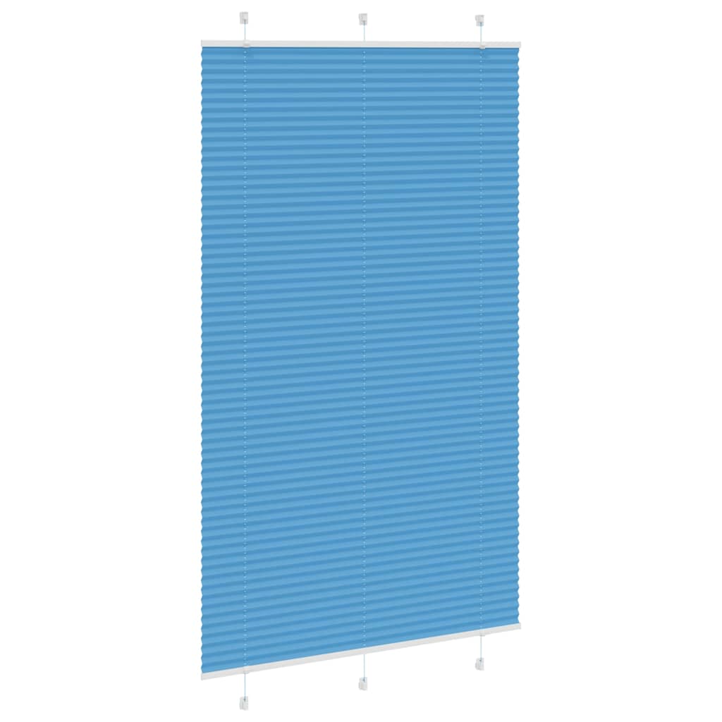 pliszírozott redőny kék 115x200 cm szövetszélesség 114,4 cm