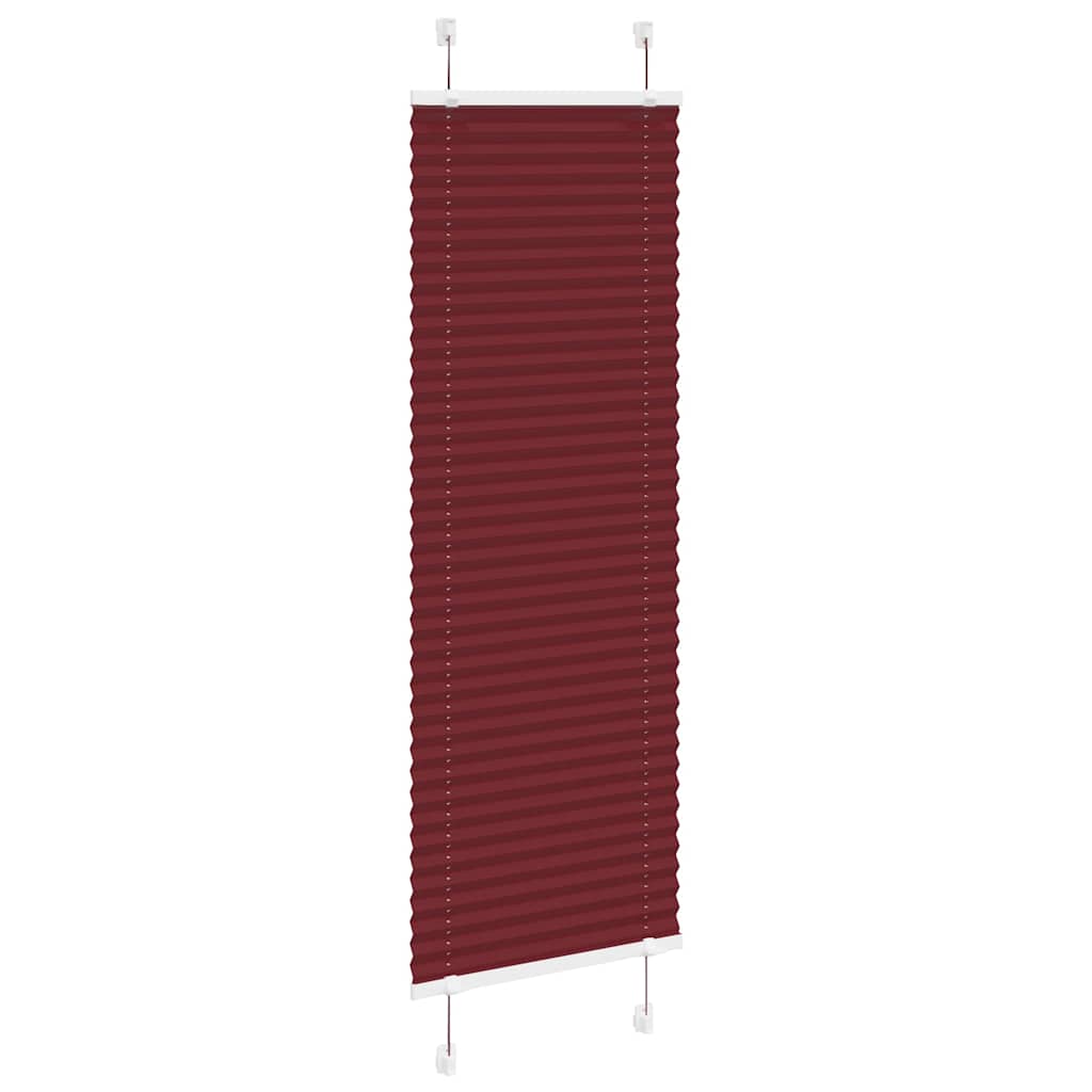 pliszírozott redőny Bordeaux piros 40x100 cm szövetszélesség