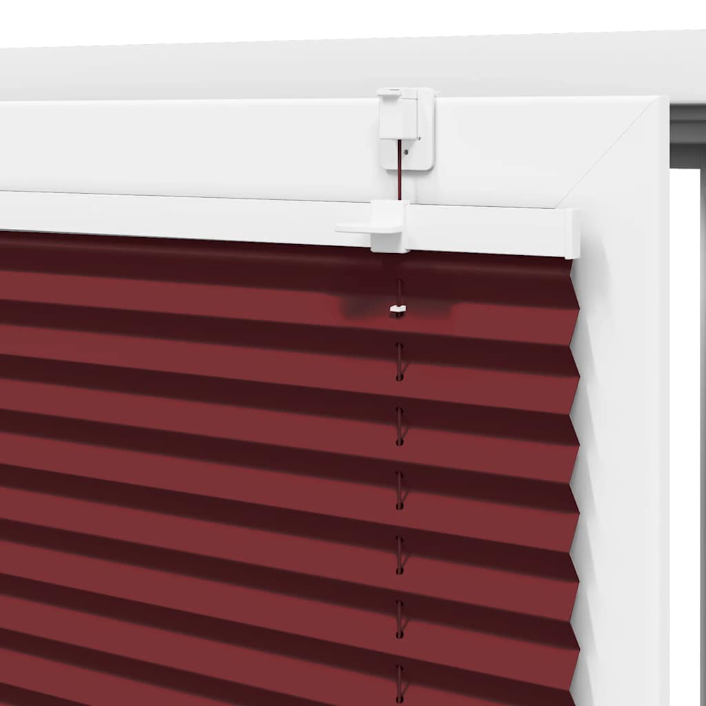 pliszírozott redőny Bordeaux piros 40x100 cm szövetszélesség