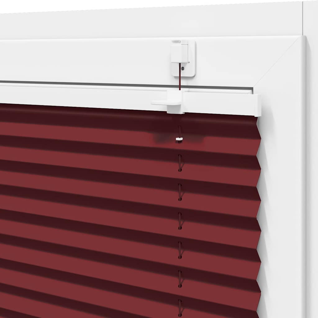 pliszírozott redőny Bordeaux piros 40x100 cm szövetszélesség