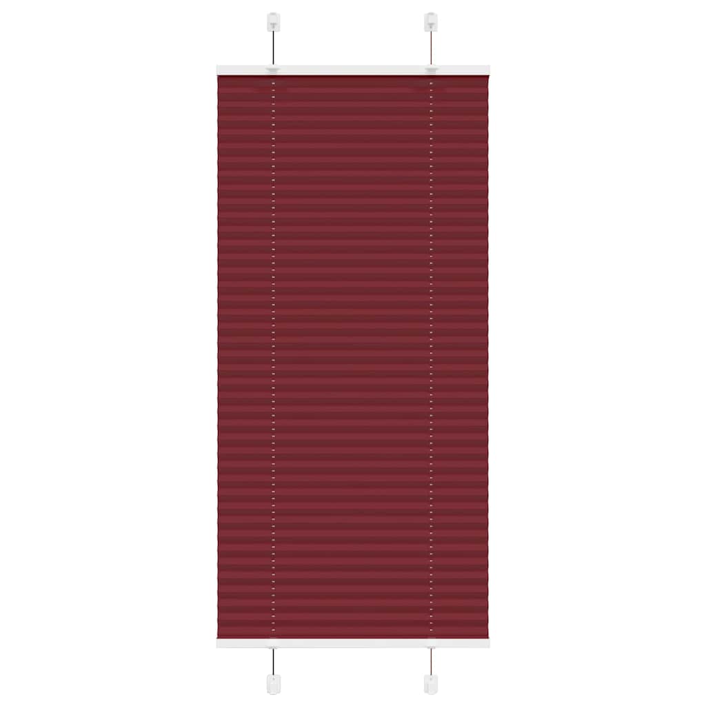 pliszírozott redőny Bordeaux piros 60x100 cm Szövetszélesség