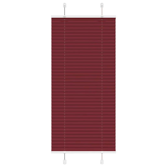 pliszírozott redőny Bordeaux piros 60x100 cm Szövetszélesség