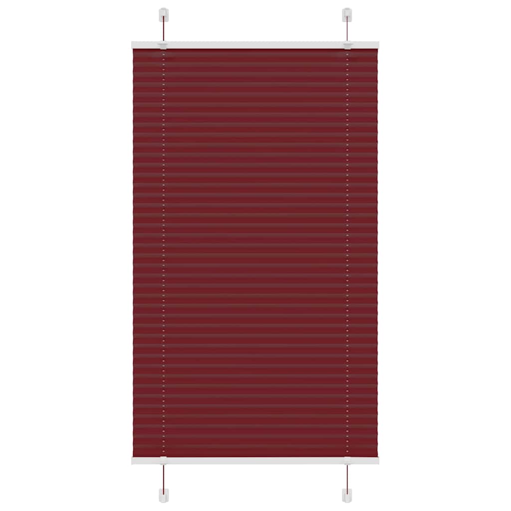 pliszírozott redőny Bordeaux piros 70x100 cm szövetszélesség