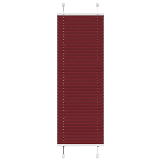pliszírozott redőny Bordeaux piros 40x150 cm szövetszélesség