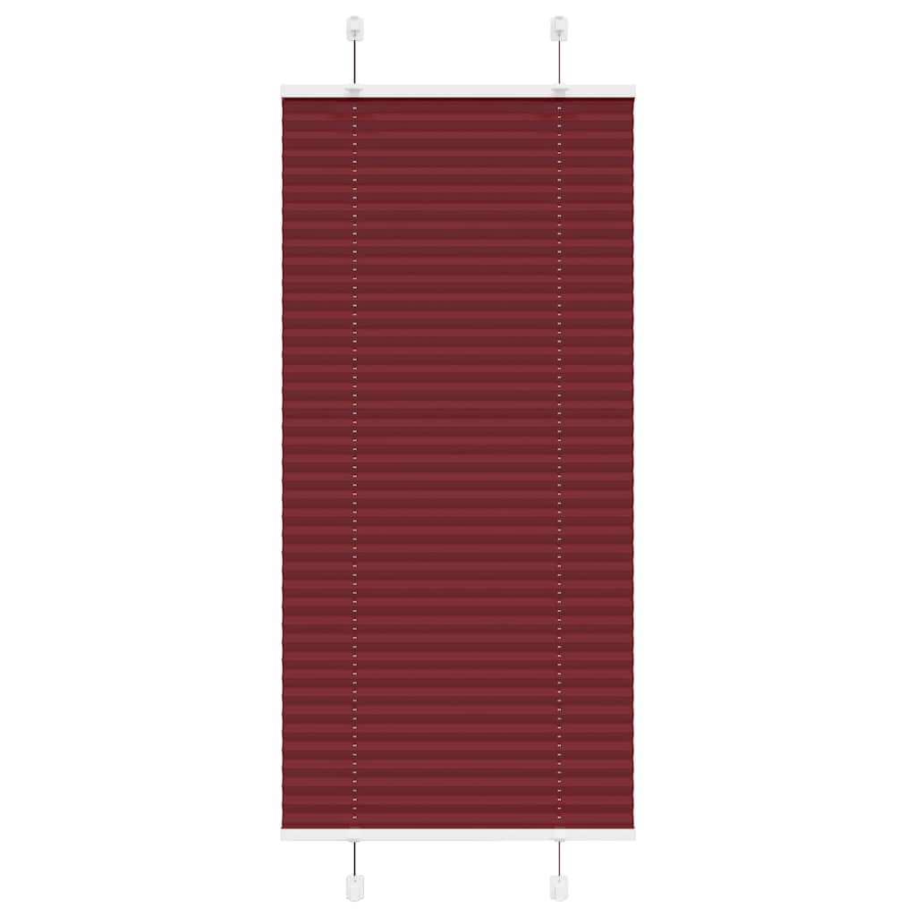 pliszírozott redőny Bordeaux piros 60x150 cm Szövetszélesség