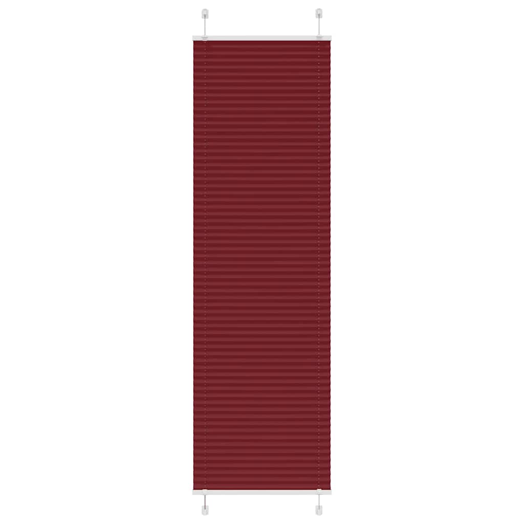 pliszírozott redőny Bordeaux piros 60x200 cm Szövetszélesség