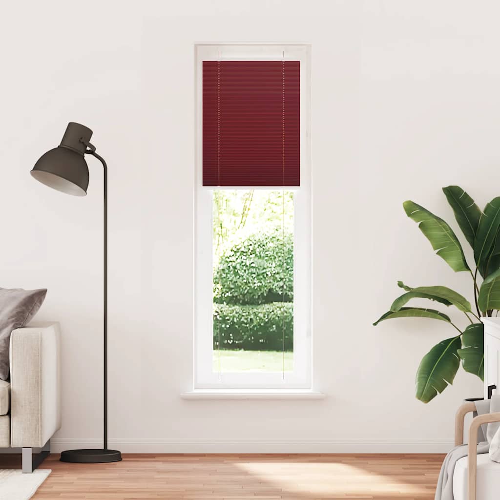 pliszírozott redőny Bordeaux piros 60x200 cm Szövetszélesség