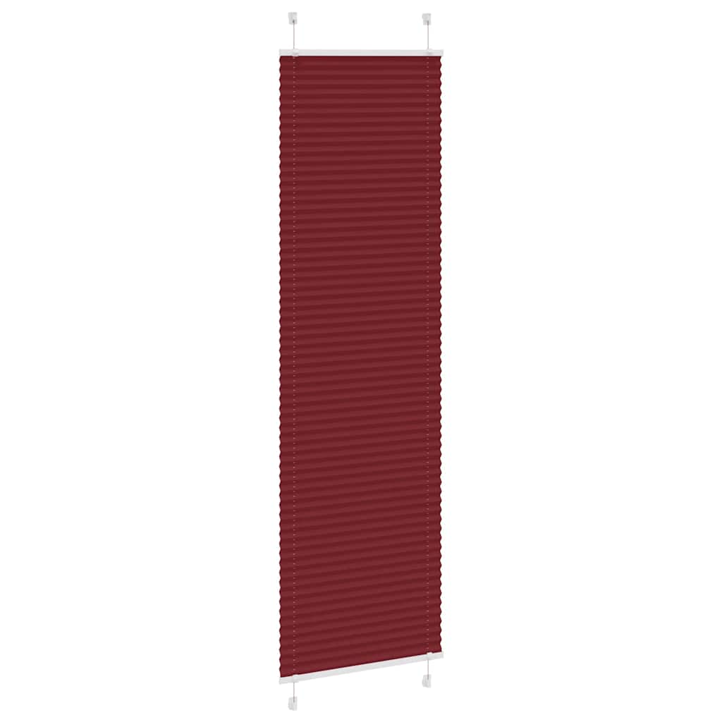 pliszírozott redőny Bordeaux piros 60x200 cm Szövetszélesség