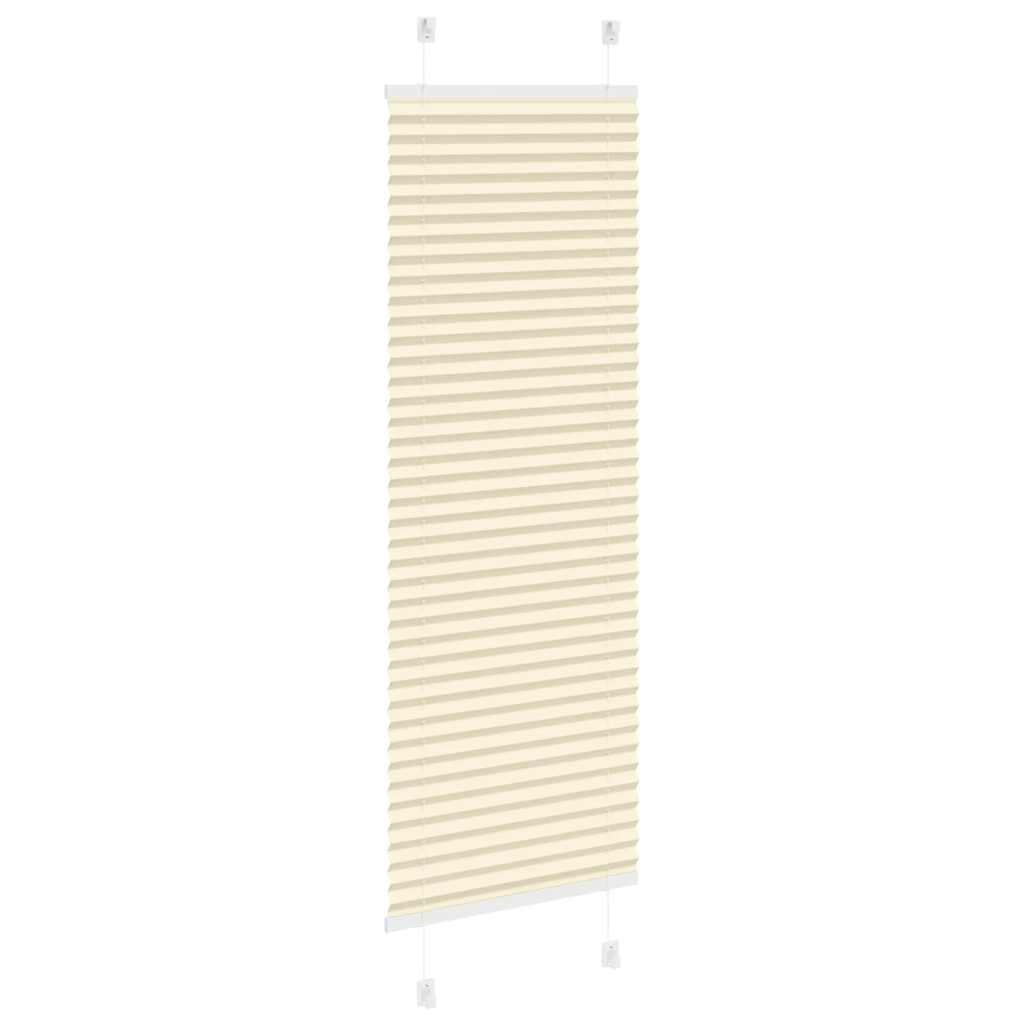 pliszírozott redőny krém 40x100 cm szövetszélesség 39,4 cm