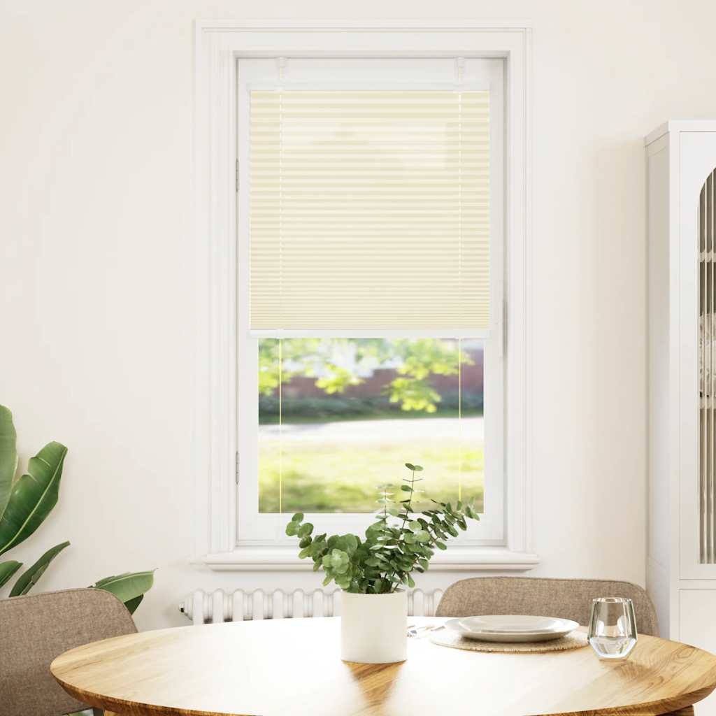 pliszírozott redőny krém 60x100 cm szövetszélesség 59,4 cm