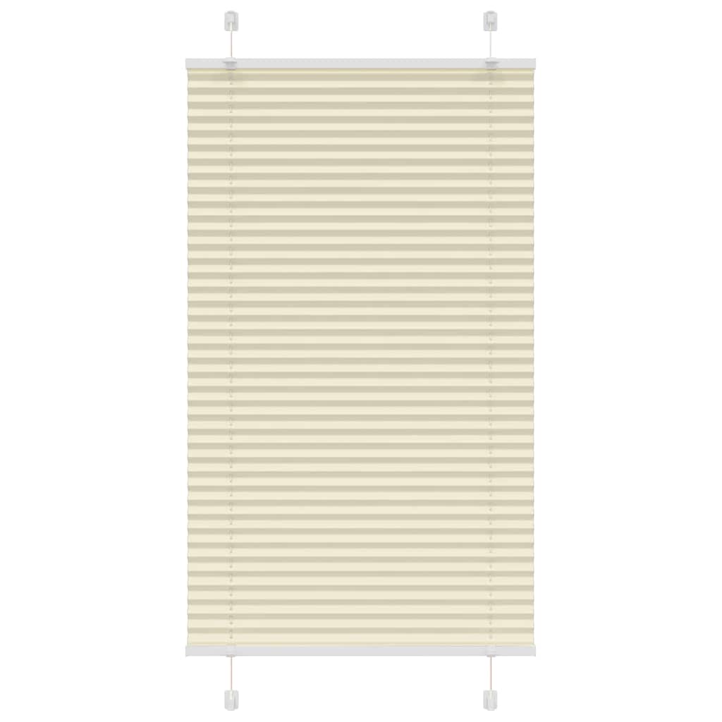 pliszírozott redőny krém 75x150 cm szövetszélesség 74,4 cm