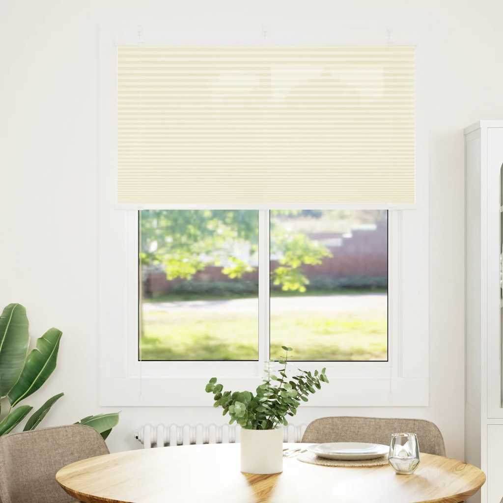 pliszírozott redőny krém 105x150 cm Szövetszélesség 104,4 cm