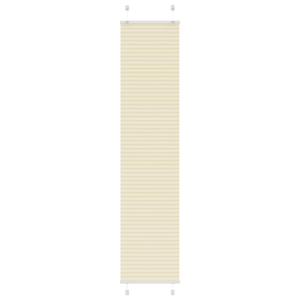 pliszírozott redőny krém 40x200 cm szövetszélesség 39,4 cm