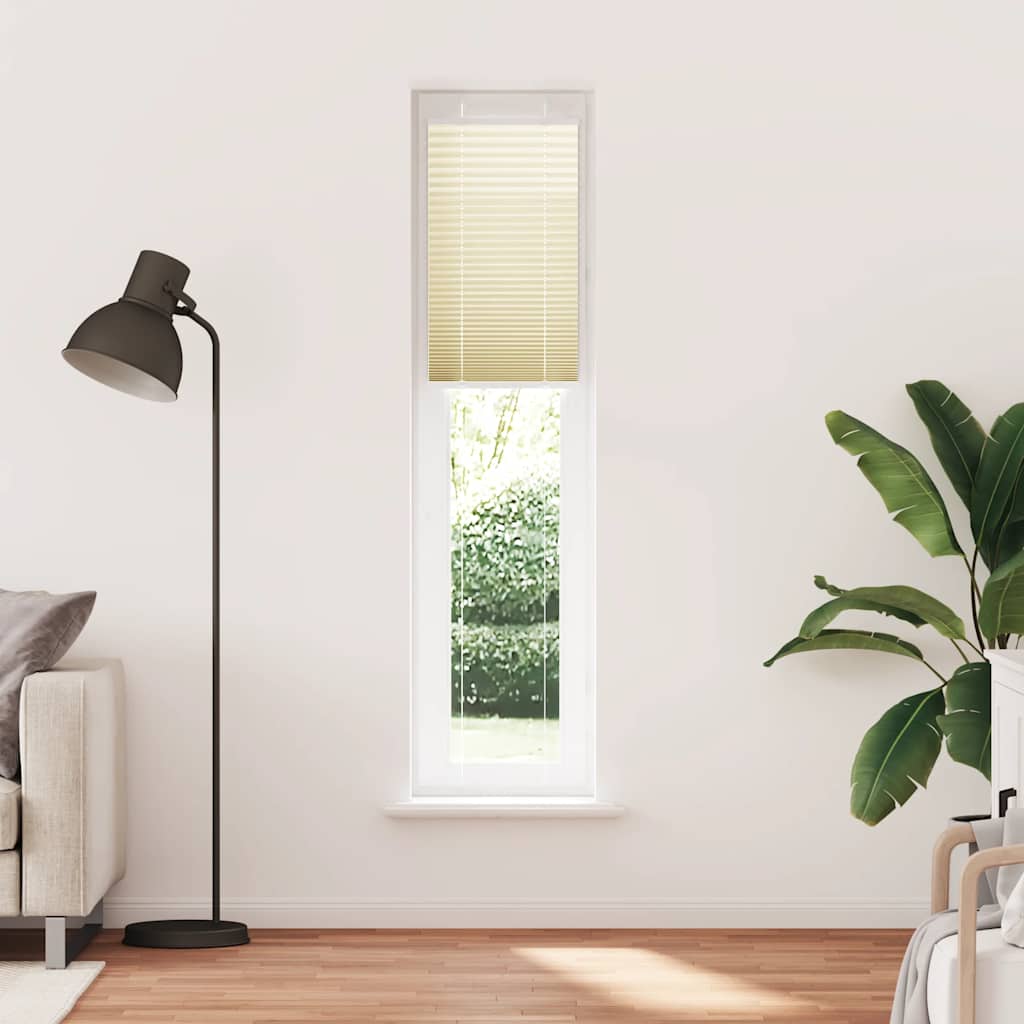 pliszírozott redőny krém 40x200 cm szövetszélesség 39,4 cm