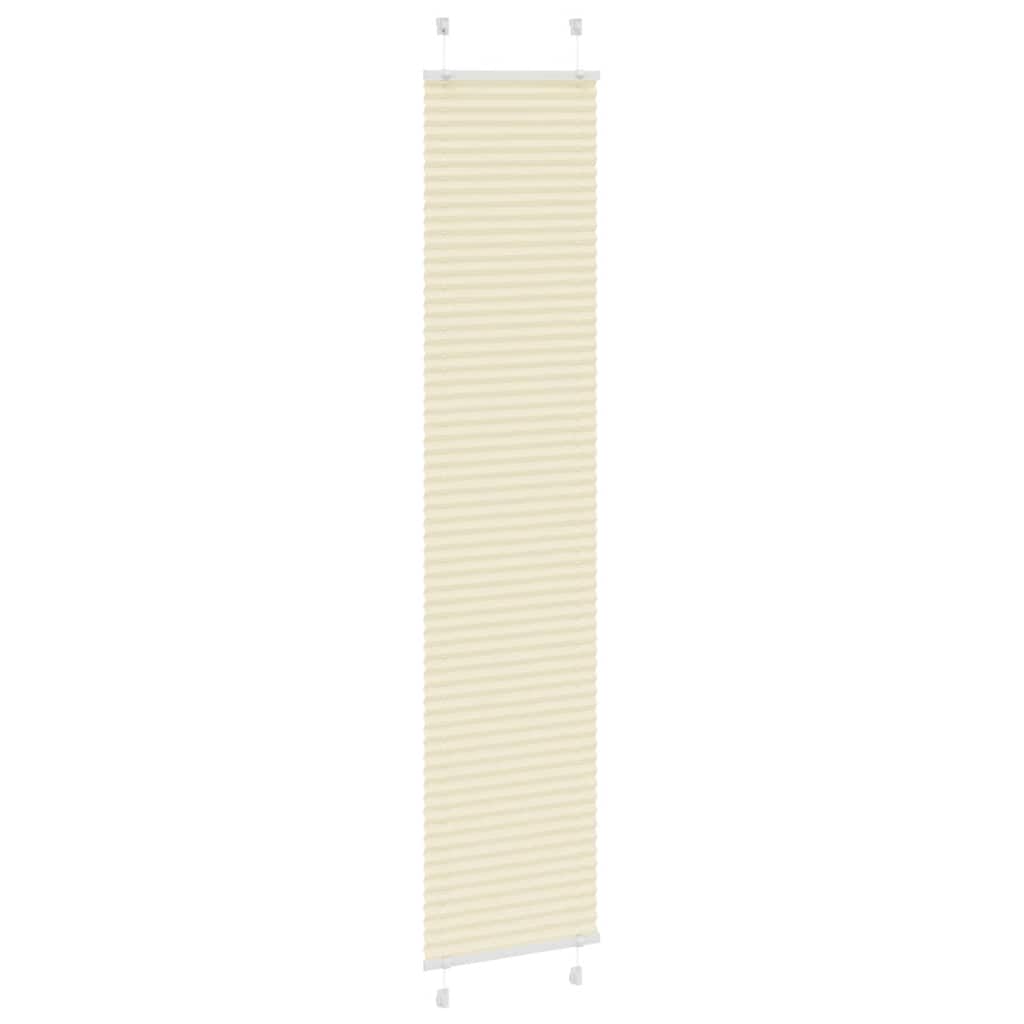 pliszírozott redőny krém 40x200 cm szövetszélesség 39,4 cm