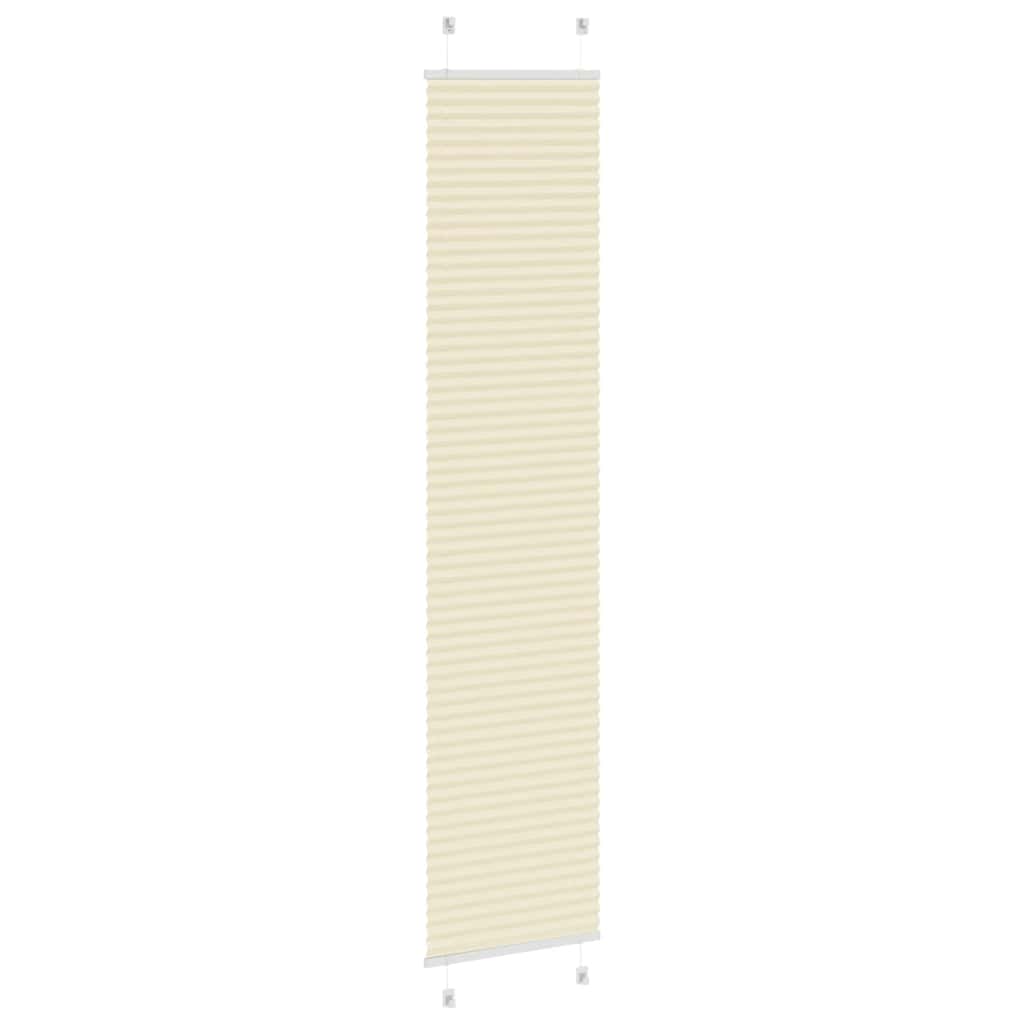 pliszírozott redőny krém 40x200 cm szövetszélesség 39,4 cm