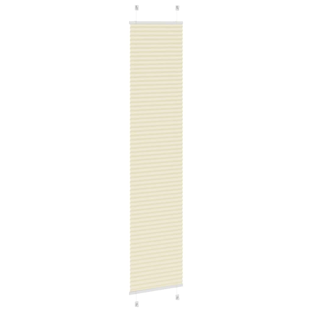 pliszírozott redőny krém 45x200 cm szövetszélesség 44,4 cm