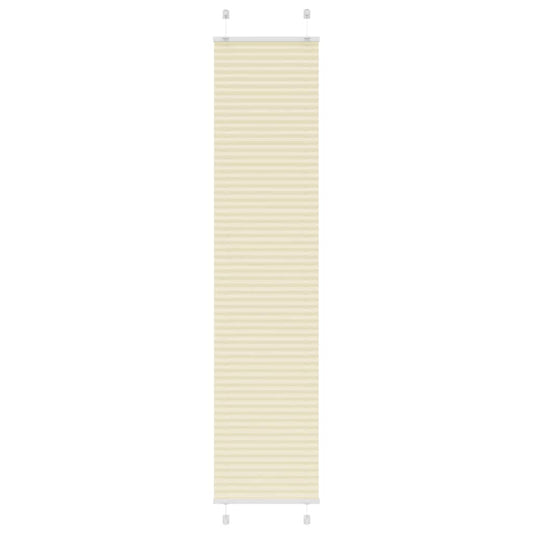 pliszírozott redőny krém 50x200 cm szövetszélesség 49,4 cm