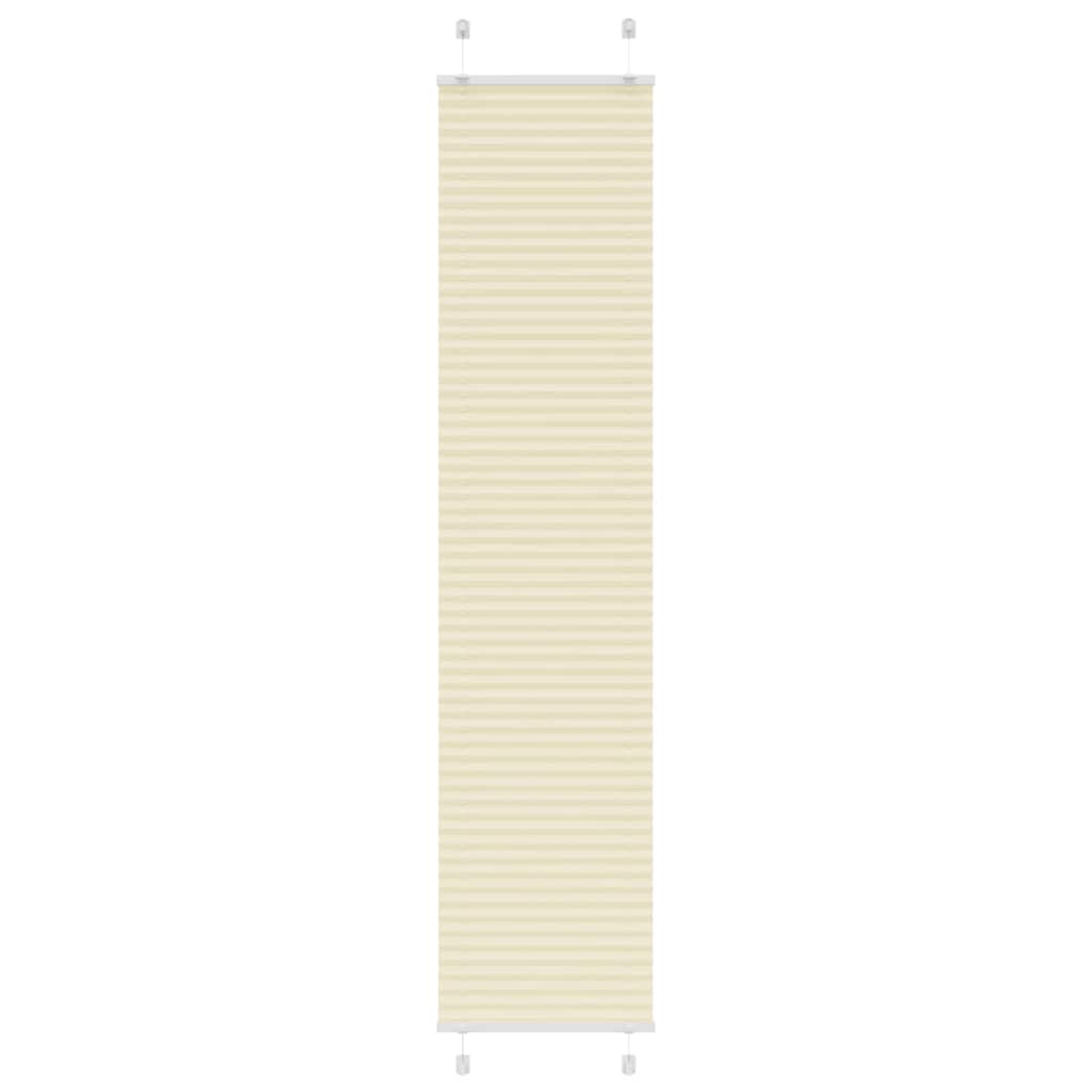 pliszírozott redőny krém 50x200 cm szövetszélesség 49,4 cm