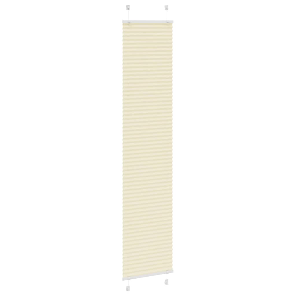 pliszírozott redőny krém 50x200 cm szövetszélesség 49,4 cm