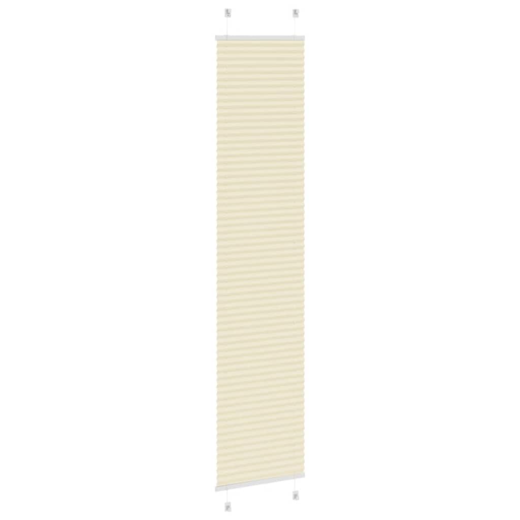 pliszírozott redőny krém 50x200 cm szövetszélesség 49,4 cm
