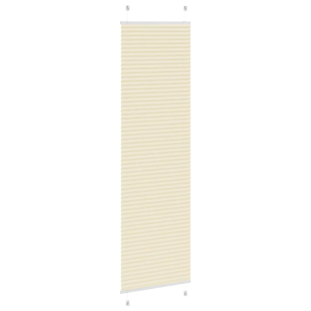pliszírozott redőny krém 60x200 cm szövetszélesség 59,4 cm
