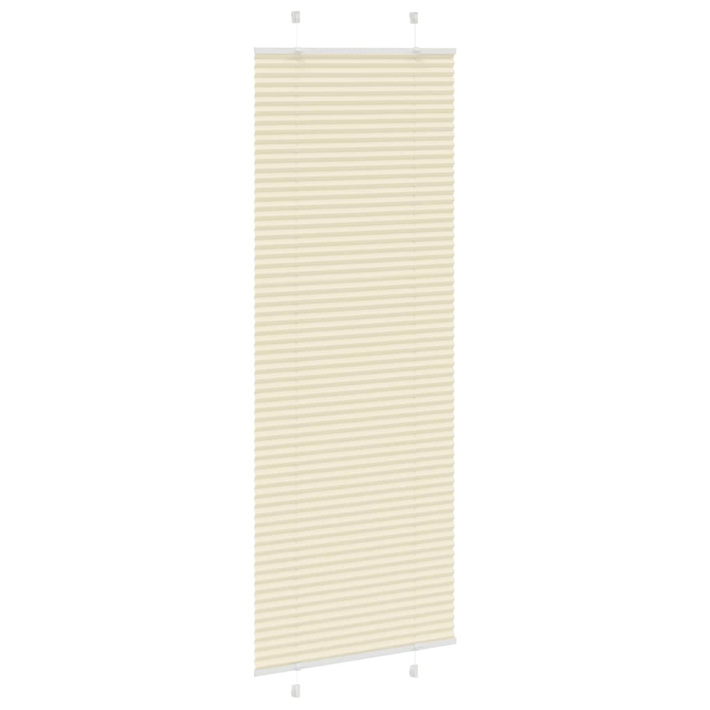 pliszírozott redőny krém 70x200 cm szövetszélesség 69,4 cm
