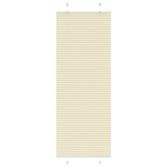 pliszírozott redőny krém 75x200 cm szövetszélesség 74,4 cm