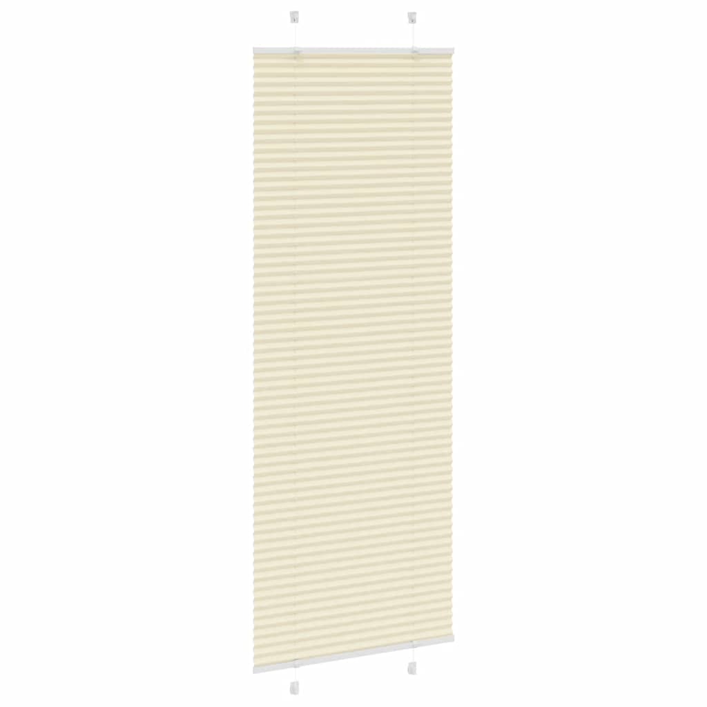pliszírozott redőny krém 75x200 cm szövetszélesség 74,4 cm