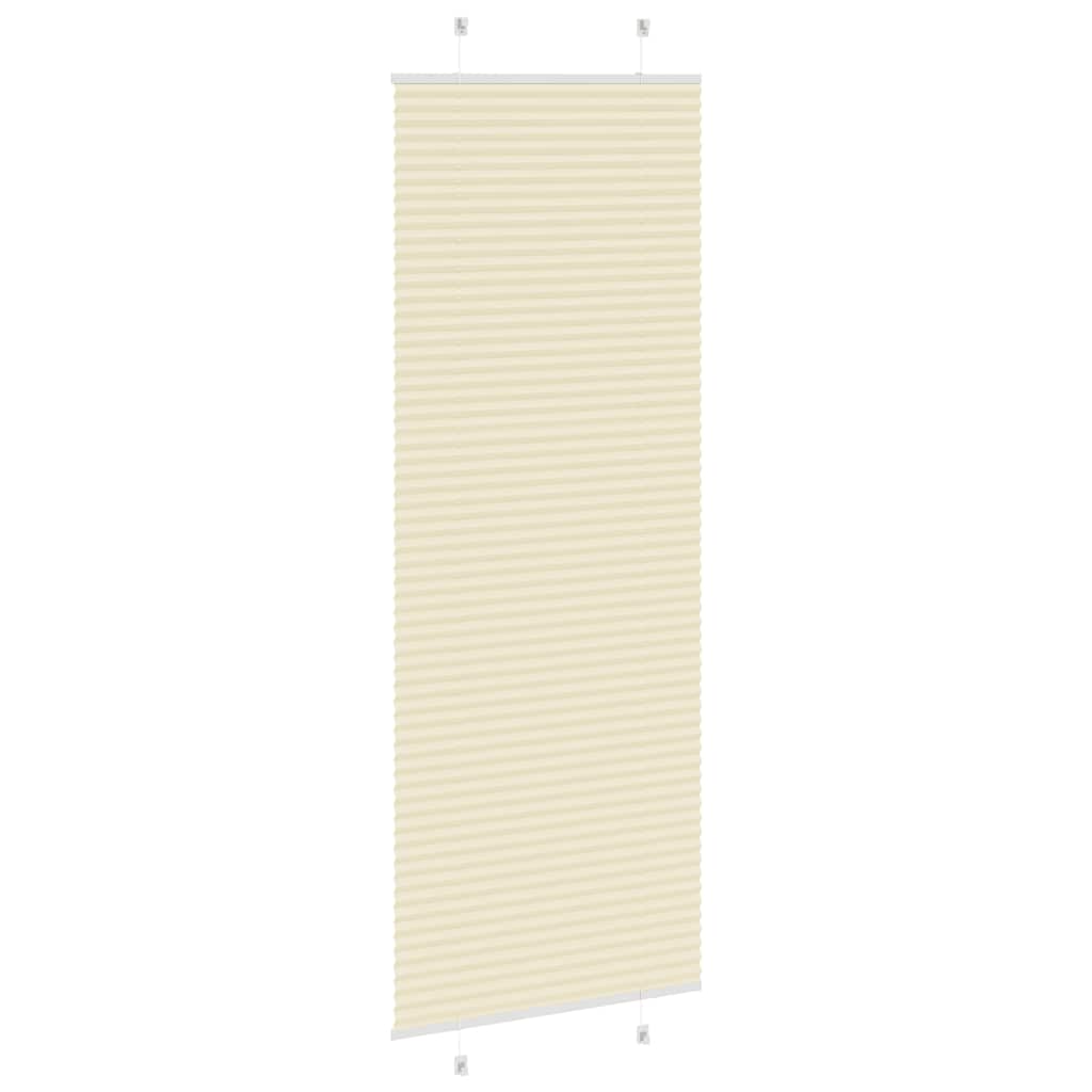 pliszírozott redőny krém 80x200 cm szövetszélesség 79,4 cm