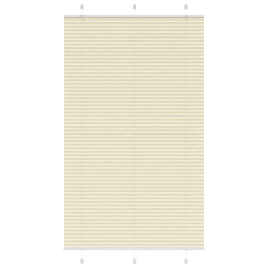 pliszírozott redőny krém 120x200 cm szövetszélesség 119,4 cm