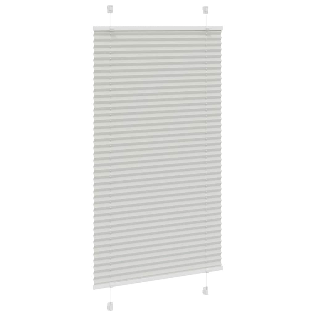 pliszírozott redőny világosszürke 70x100 cm szövetszélesség