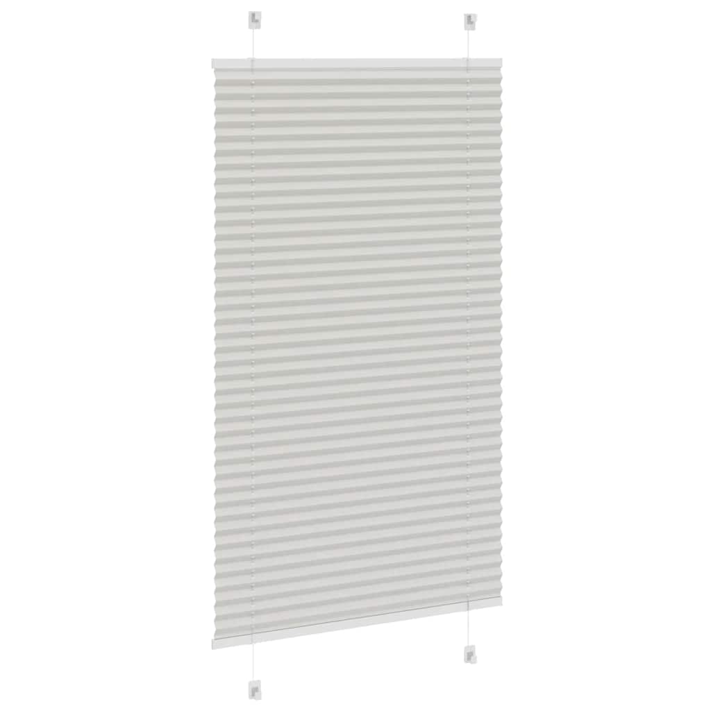 pliszírozott redőny világosszürke 70x100 cm szövetszélesség