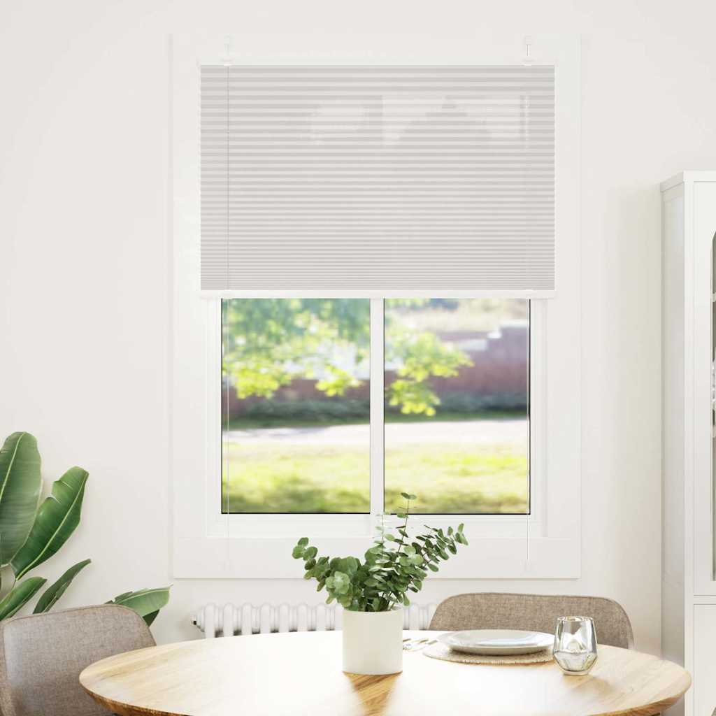pliszírozott redőny világosszürke 90x100 cm szövetszélesség