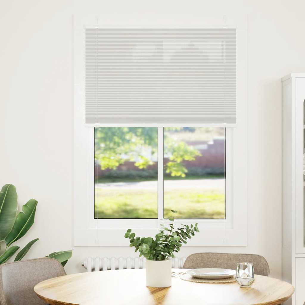 pliszírozott redőny világosszürke 85x150 cm szövetszélesség