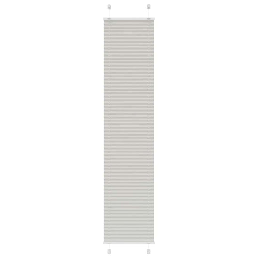 pliszírozott redőny világosszürke 45x200 cm szövetszélesség