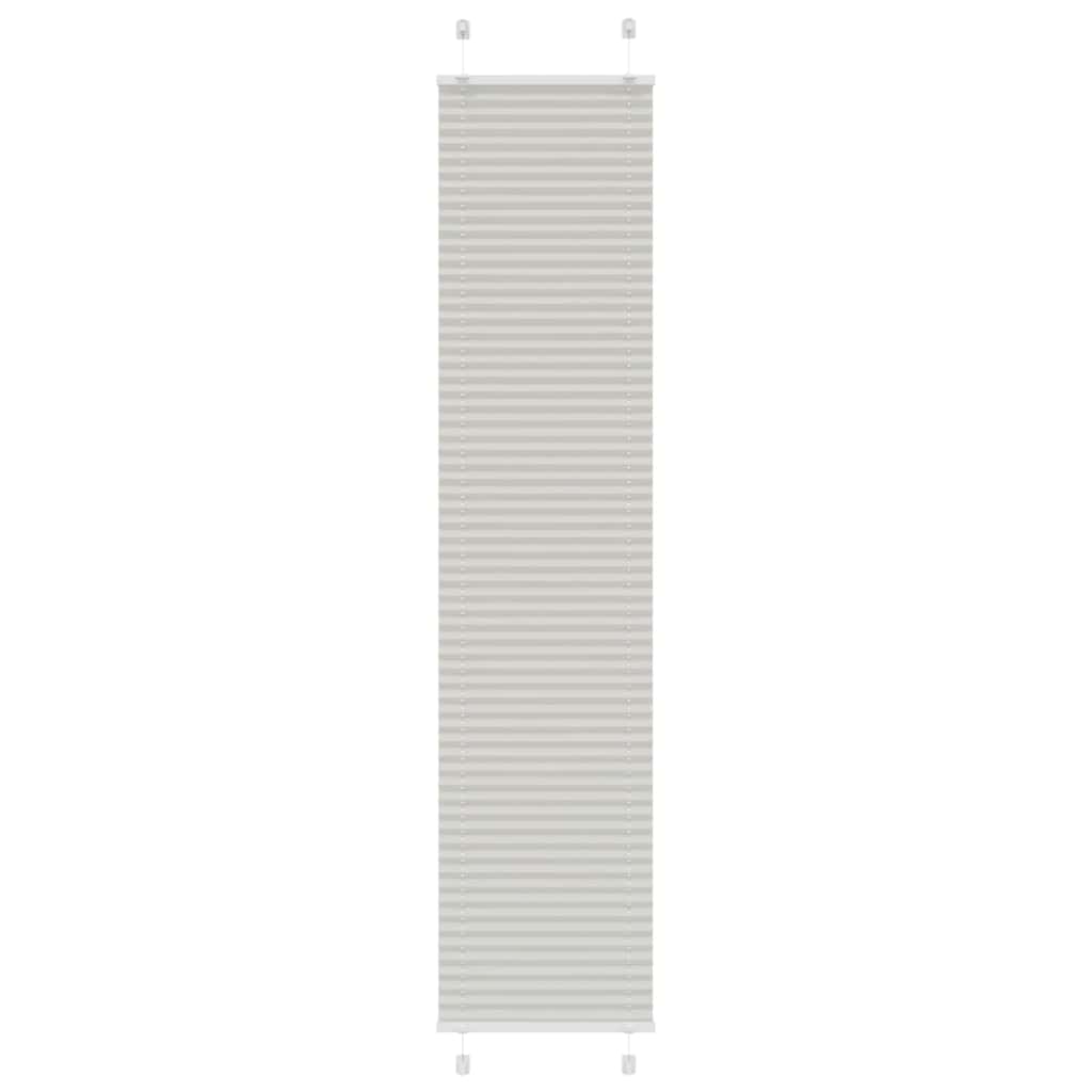 pliszírozott redőny világosszürke 45x200 cm szövetszélesség