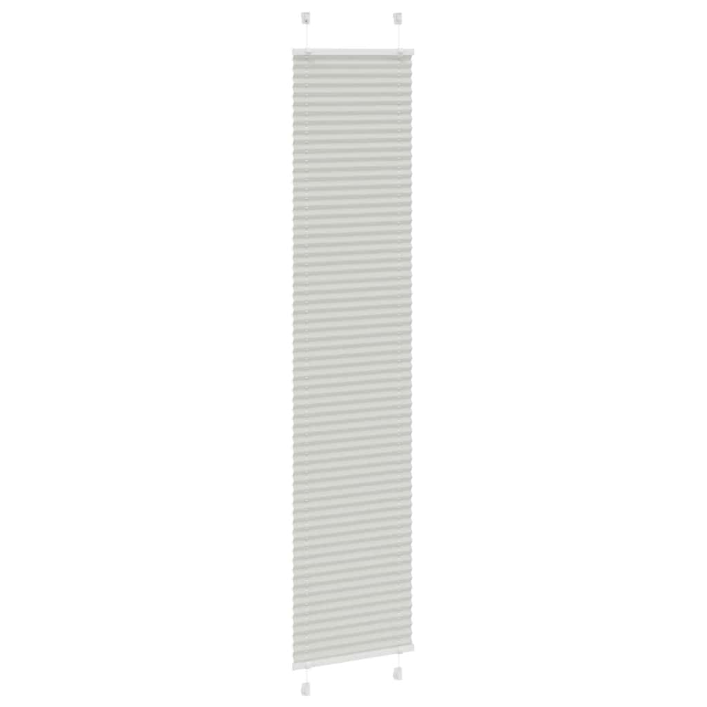 pliszírozott redőny világosszürke 50x200 cm szövetszélesség