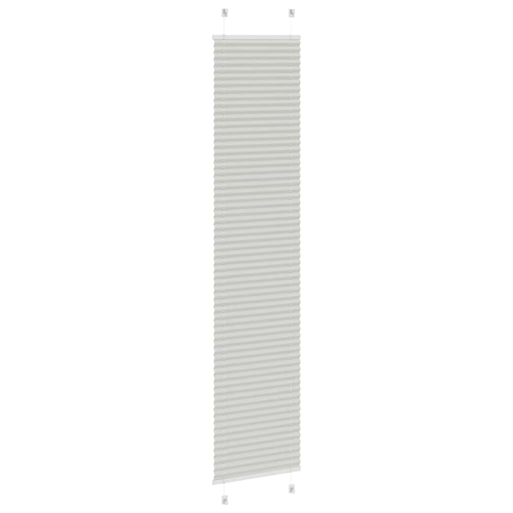 pliszírozott redőny világosszürke 50x200 cm szövetszélesség