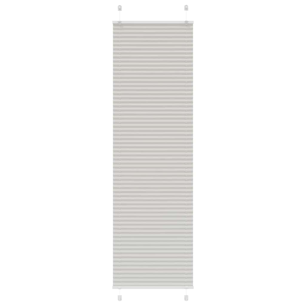 pliszírozott redőny világosszürke 60x200 cm szövetszélesség