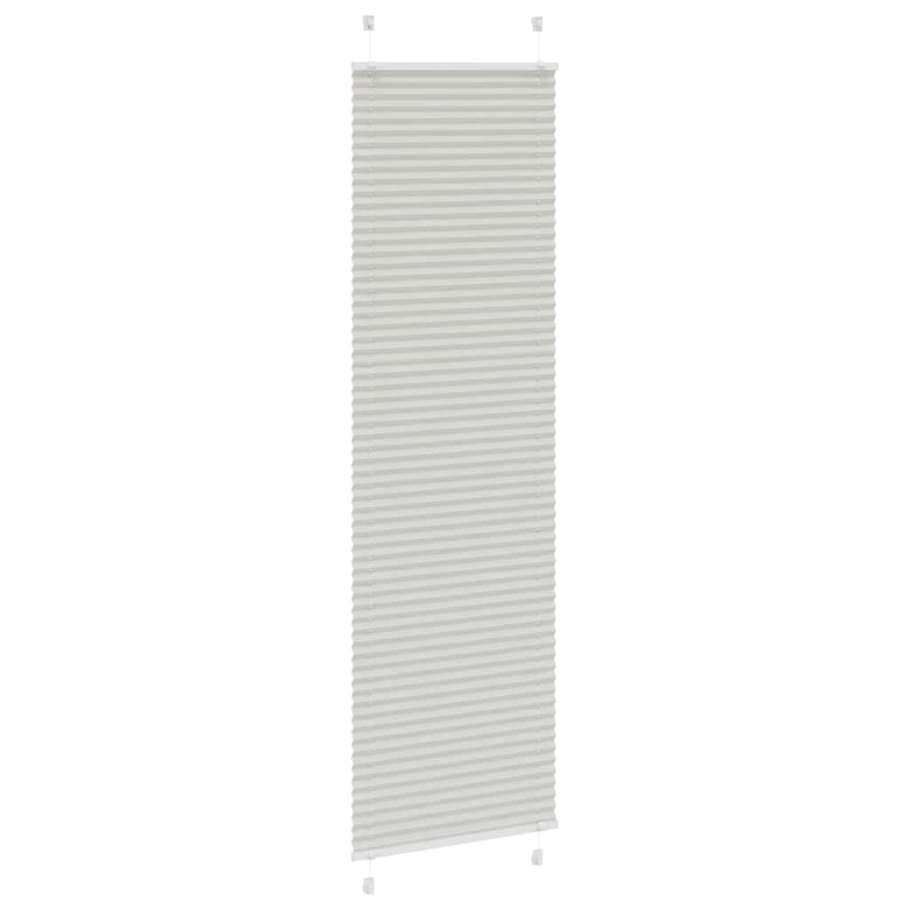pliszírozott redőny világosszürke 60x200 cm szövetszélesség