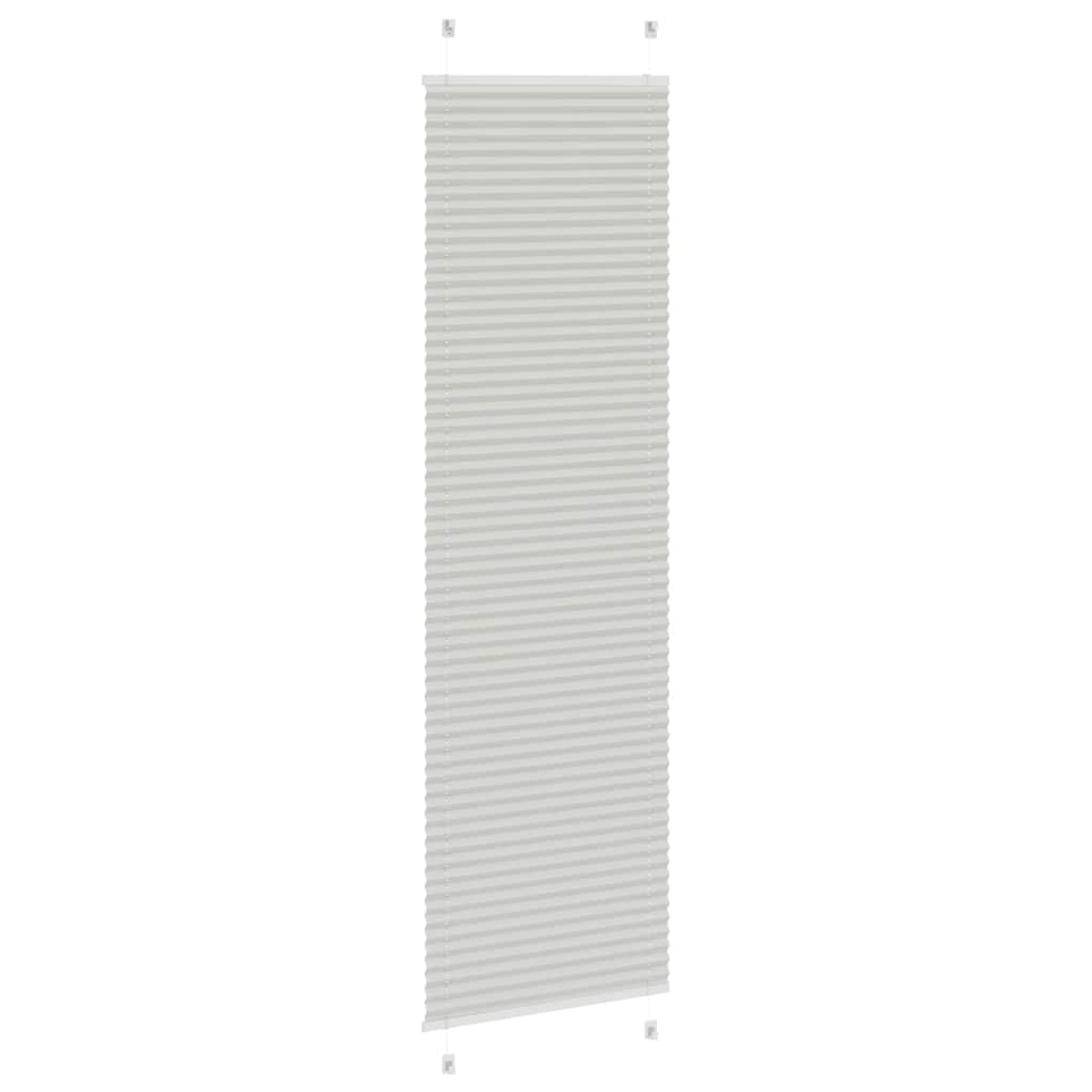 pliszírozott redőny világosszürke 60x200 cm szövetszélesség