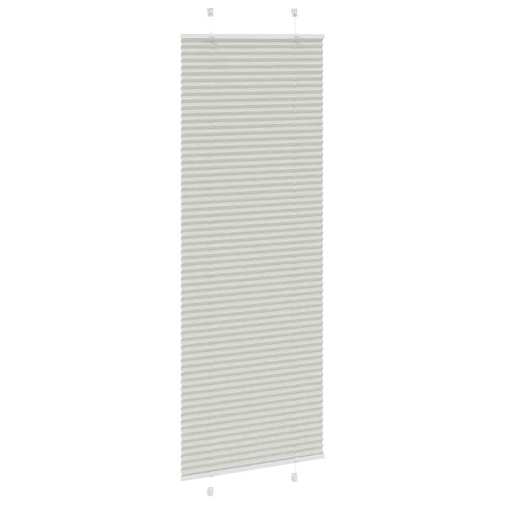 pliszírozott redőny világosszürke 70x200 cm szövetszélesség