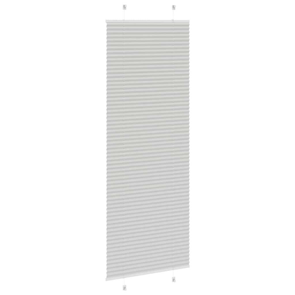 pliszírozott redőny világosszürke 70x200 cm szövetszélesség