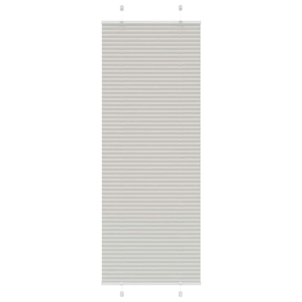pliszírozott redőny világosszürke 80x200 cm szövetszélesség