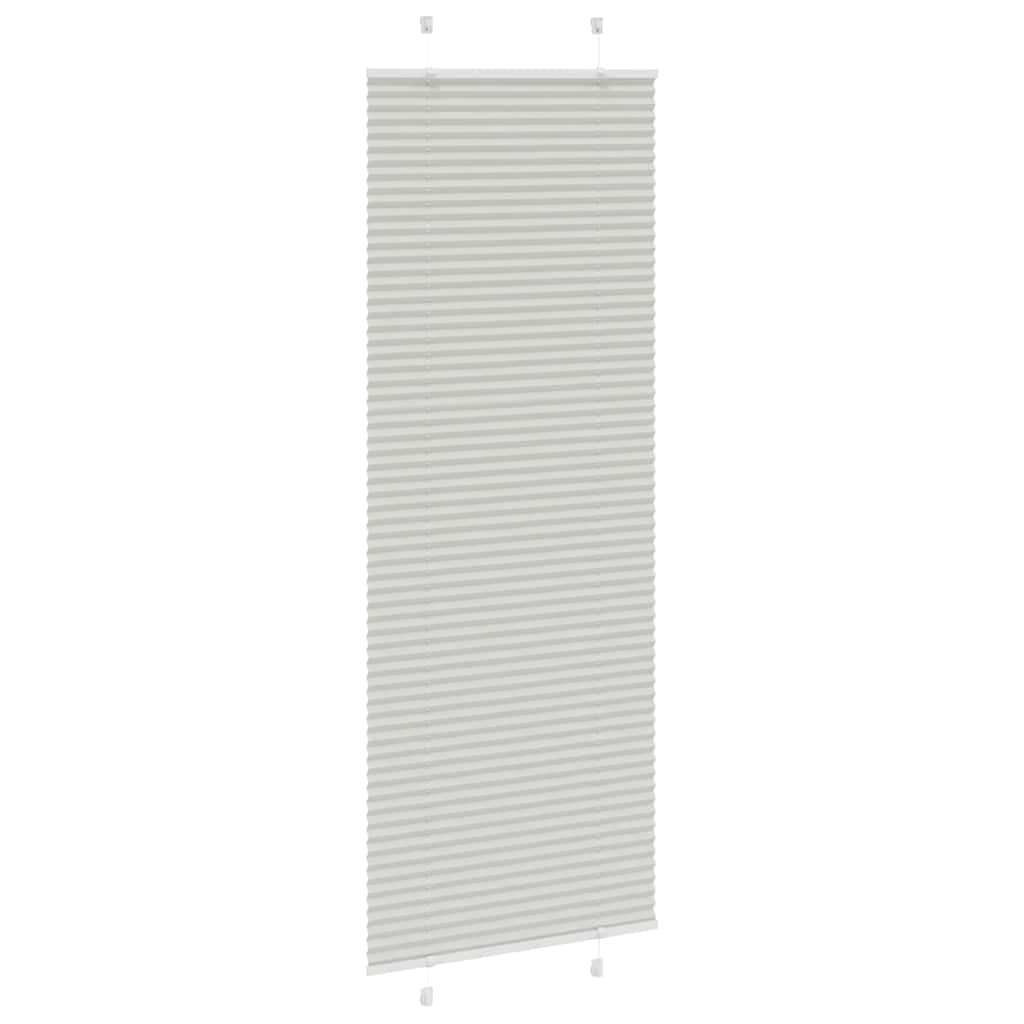 pliszírozott redőny világosszürke 80x200 cm szövetszélesség