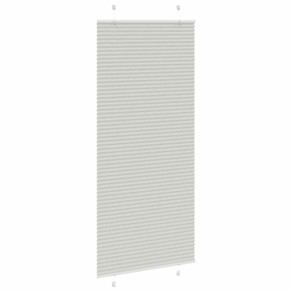 pliszírozott redőny világosszürke 90x200 cm szövetszélesség