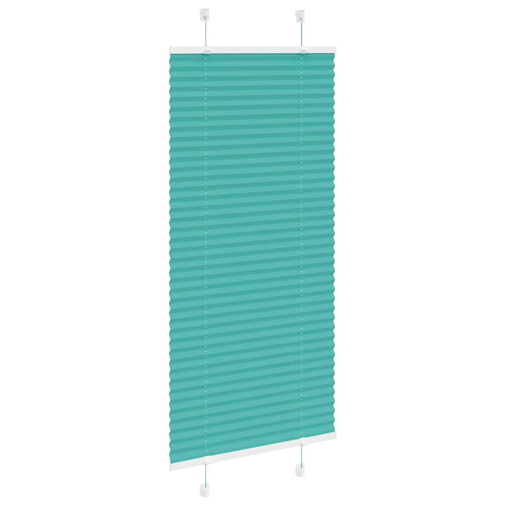 pliszírozott redőny Benzinzöld 65x100 cm szövetszélesség
