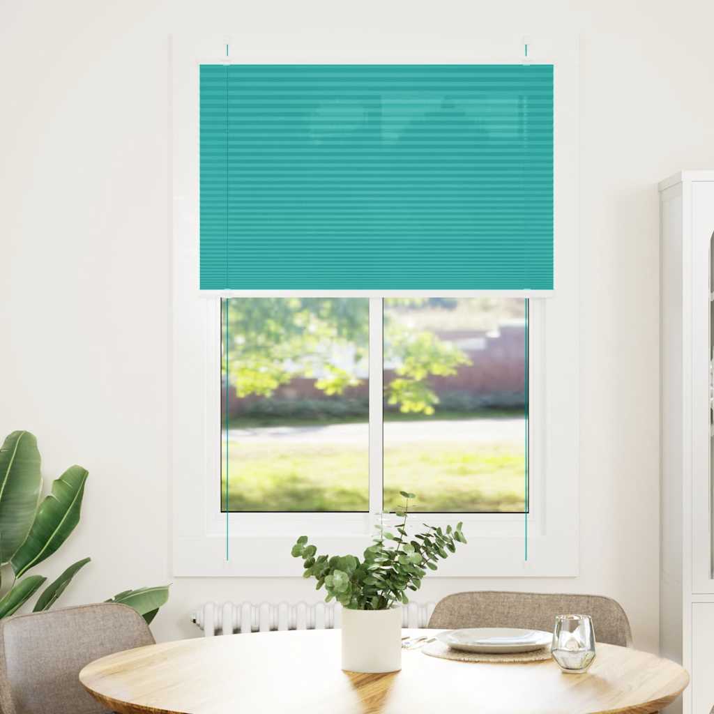 pliszírozott redőny Benzinzöld 100x100 cm szövetszélesség